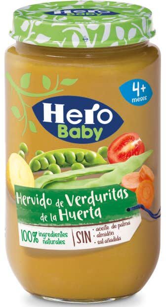 Hero Baby Tarro de Verduras de la Huerta 235g
