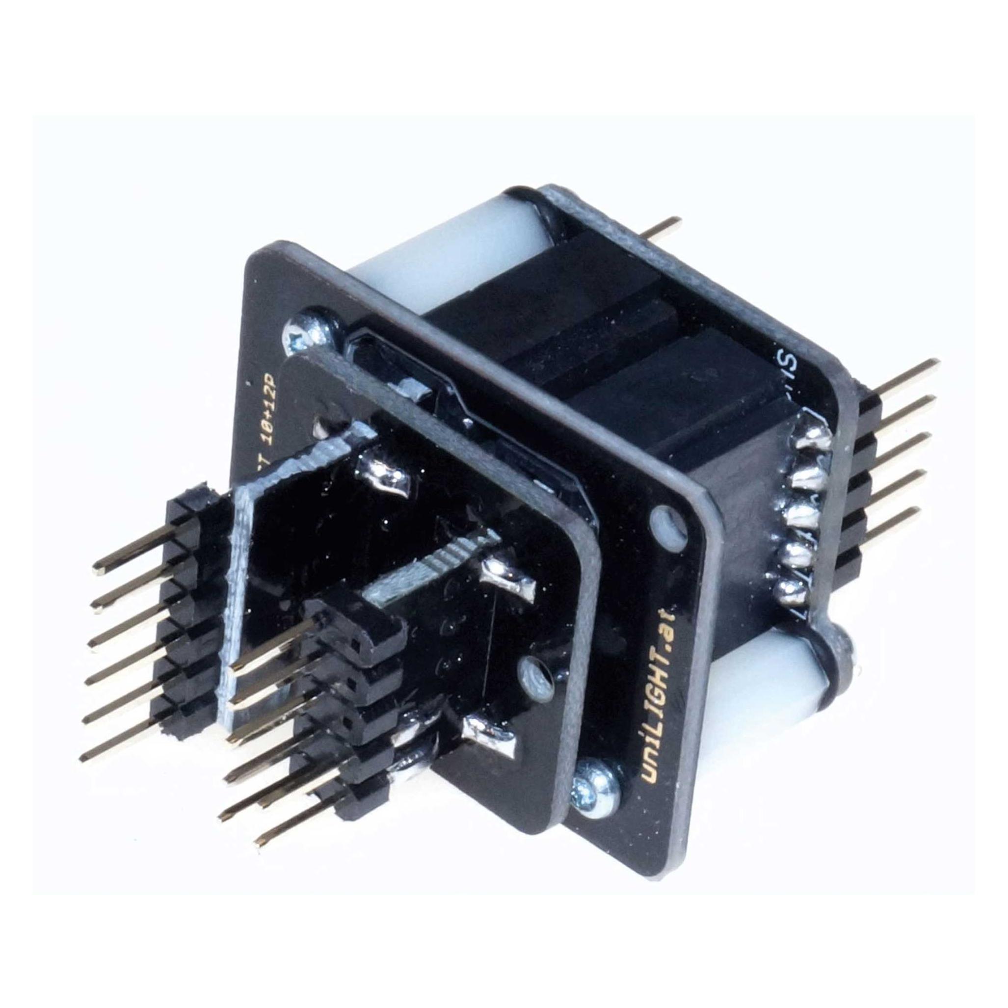 Unilight direktsteckverbindung header mit 9 primä 4 sekundären polen, 2pcs, uni kontaktle (HEADER-9P4S)