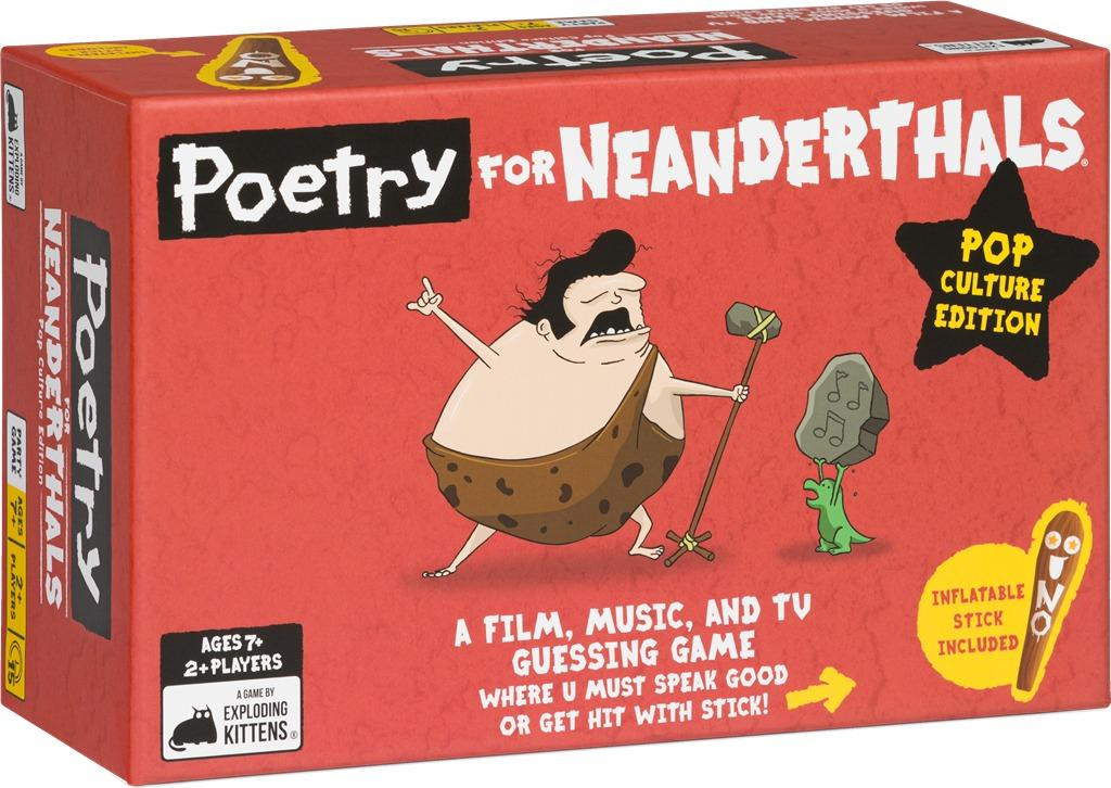 Asmodee Poetry for Neanderthals Popcultuur Editie Kaartspel