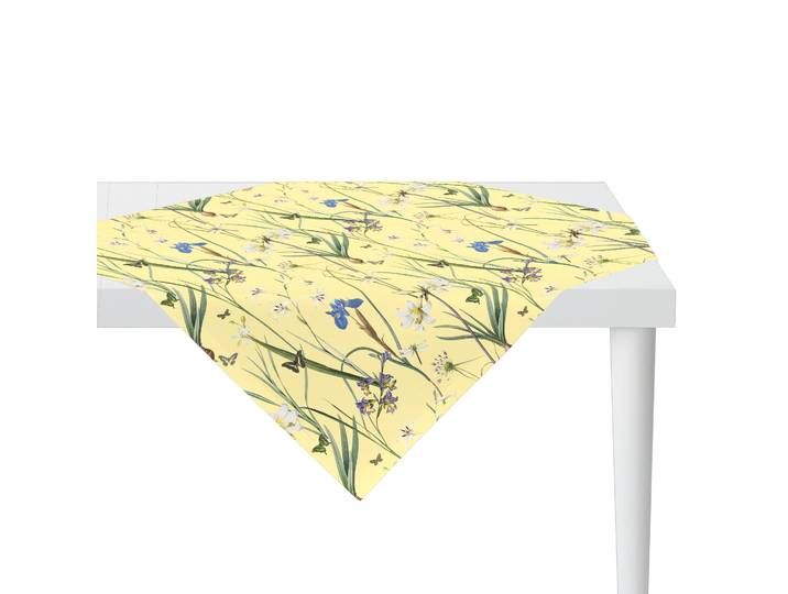 Nappe 6720 88 x 88cm Jaune/Jaune