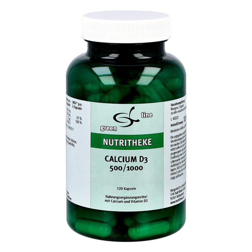 11 A Nutritheke GmbH Calcium D3 500/1000 Kapseln 10400344