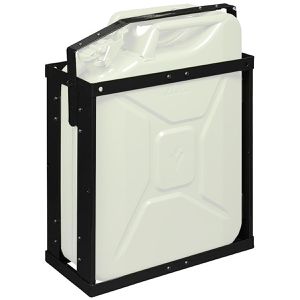 ProPlus Kanisterhalterung 530111, abschließbar, für 20 Liter Kanister, aus Metall, schwarz