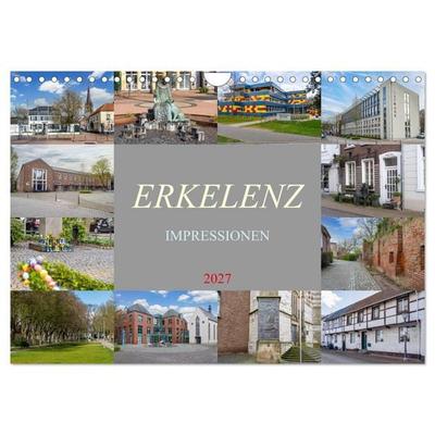 Erkelenz Impressionen (Wandkalender 2027 DIN A4 quer), CALVENDO Monatskalender