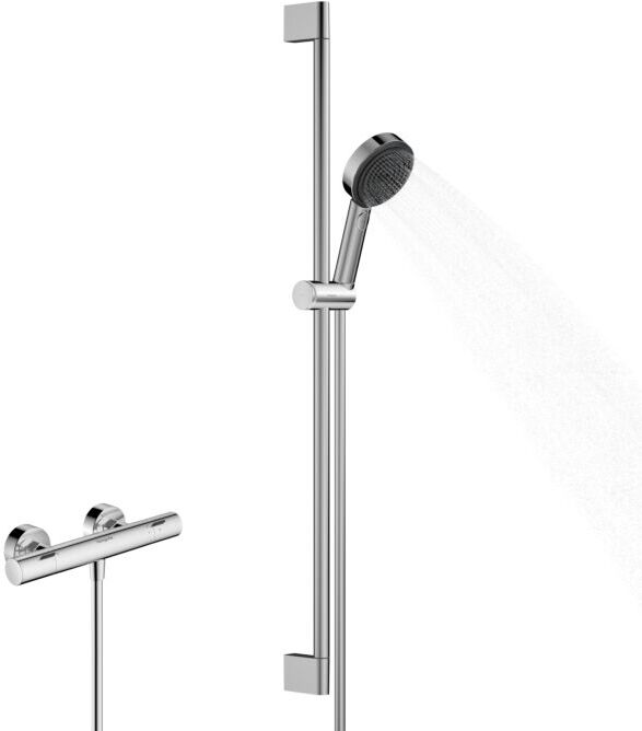 Hansgrohe Pulsify Select S Brausesystem 105 3j 24261000 Eco Relaxation Ecostat Fine 900mm, chrom