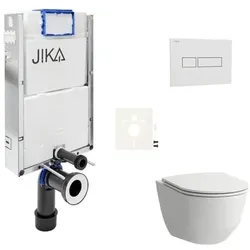 Jika Wand-WC Set für Einmauerung + Laufen WC SIKOJL1