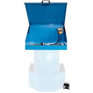 IBS Teilewaschgerät Typ KD, 2120006, für Kaltreiniger, 200 Liter Fassaufnahme, Waschpinsel & Pumpe mit 6-8 l/h
