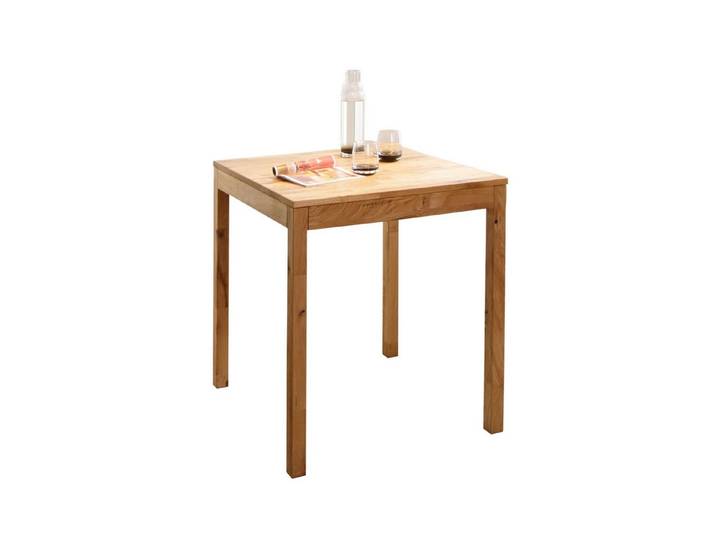 Lebenswert Esstisch TI-0650, Wildeiche mssiv geölt - 70x75x70cm (BxHxT)