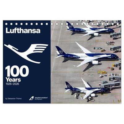 Lufthansa 100 Years (Tischkalender 2027 DIN A5 quer), CALVENDO Monatskalender