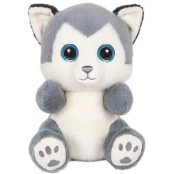 Cutydoos Plüschtier - SKANDY Husky-Hunde-Plüschtier, blaugrau – 23 cm (23 cm)