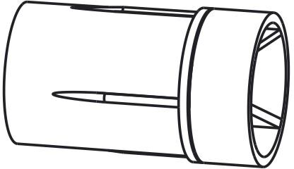 Insert de turbine Grünbeck DN25 Sud/Ms avec arbre en acier inoxydable 190202e