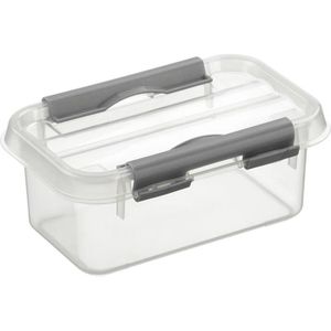 Sunware Aufbewahrungsbox Q-Line Box 72401209, 0,5L, Kunststoff, A7, 15 x 10 x 6cm