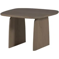 Couchtisch Tablo aus Eiche, organisches Design, modern, FSC-zertifiziert, grau, 60 x 60 cm