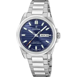 Festina Quarz Herren Dune F20073/2 - blau,silber - 39.8mm