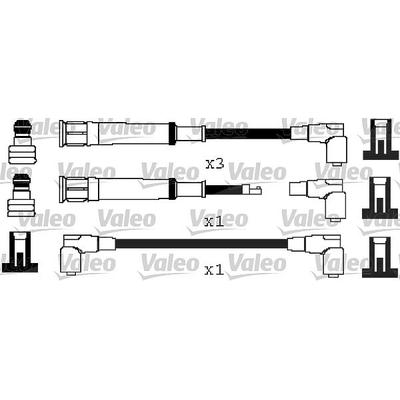 Valeo Zündleitungssatz [Hersteller-Nr. 346577] für BMW