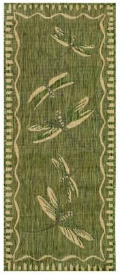Liora Manne Lush Decor Carmel Dragonfly Indoor/Outdoor Rug