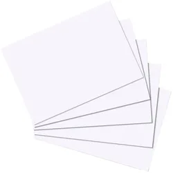 Herlitz 10621423 Karteikarte Weiß 100 Stück(e)