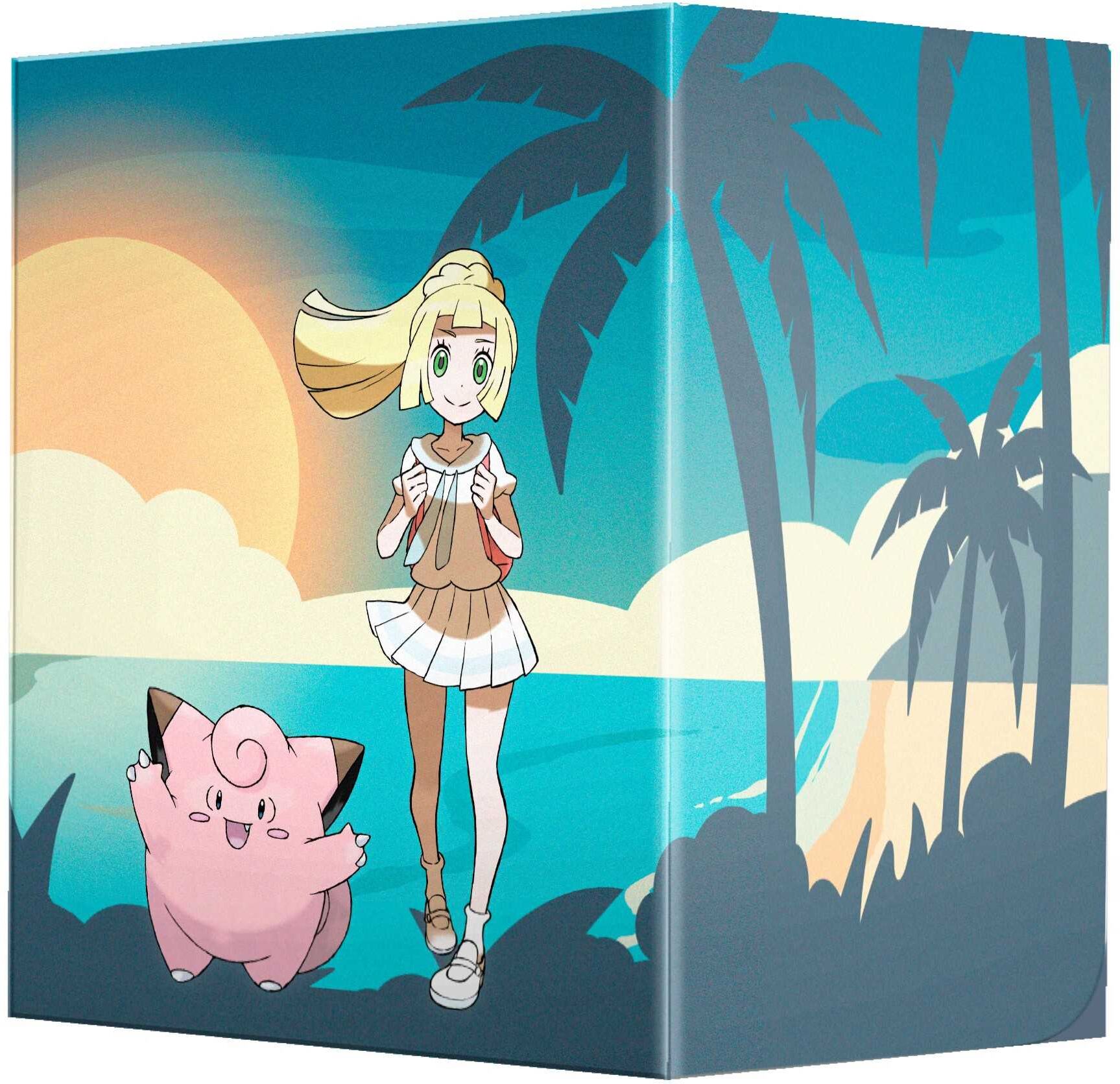 Pokémon Lillie and Clefairy 100+ Deck Box by Ultra Pro - Card Storage for Trading Card Game Players