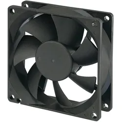 Conrad Components Components RD8025B24M Axiallüf, Aktive Bauelemente, Schwarz