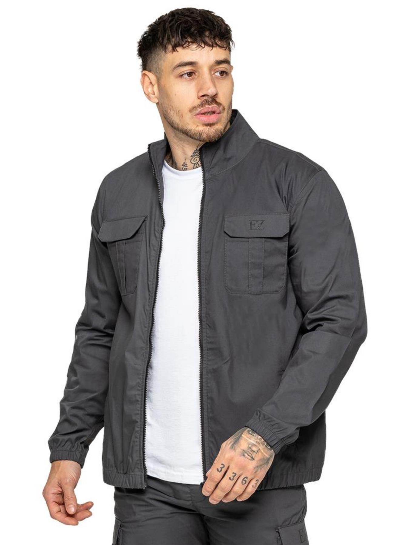 Enzo | Heren Lichtgewicht Funnel Neck Jacket