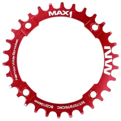 MAX1 Narrow Wide Kettenblatt BCD104, 30 Zähne, rot