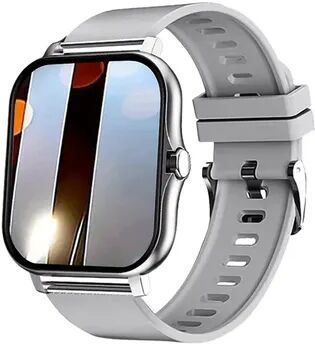 Inspire Daily Merch Waterproof Sports Smart Watch Fitness Tracker Health Monitor Wireless Call Smartwatch For Men Women silver