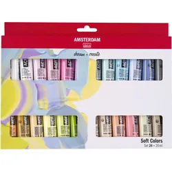 Talens, Künstlerfarbe + Bastelfarbe, Acryl Amsterdam Standard Set (480 ml)