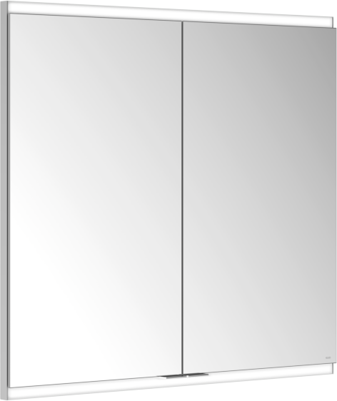 Keuco Royal Modular 2.0 Spiegelschrank 800210080000300 800 x 700 x 120 mm, 1 Steckdose, 1 Doppel-USB-Ladestelle, Wandeinbau, 2-türig