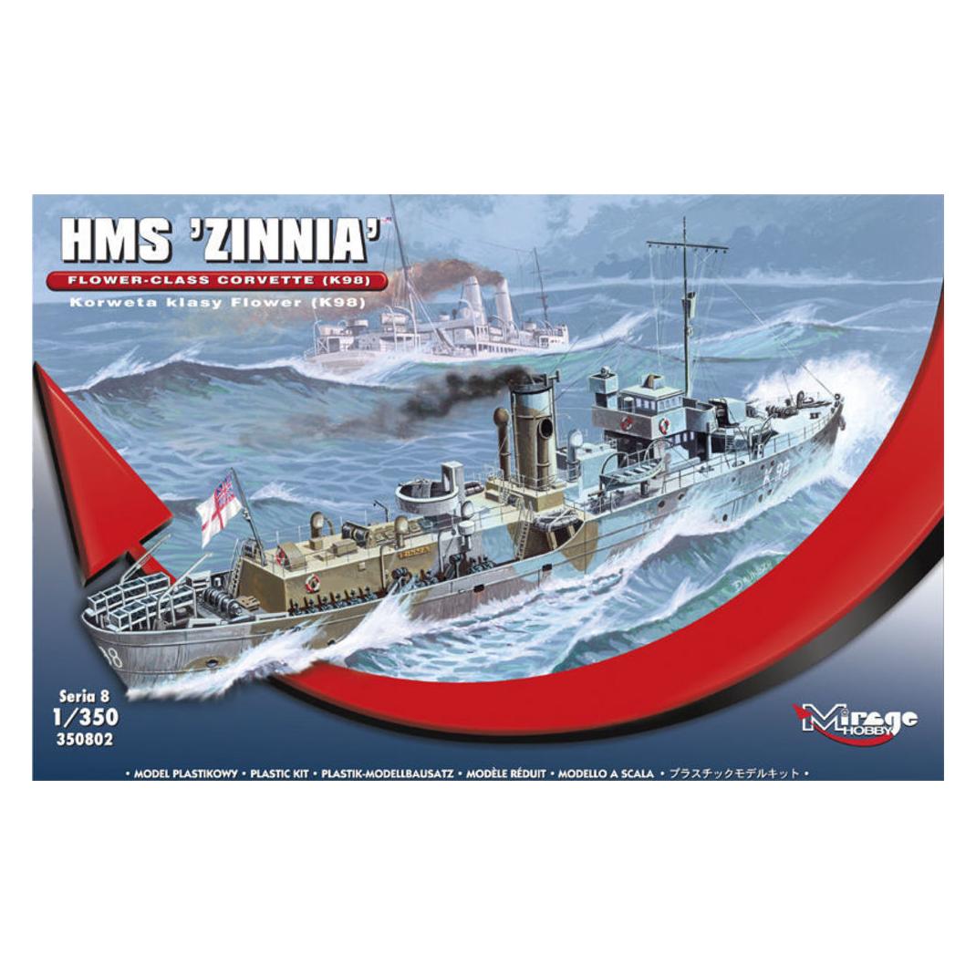 Mirage Hobby HMS "Zinnia" Flower-Class Corvette K98 (350802)