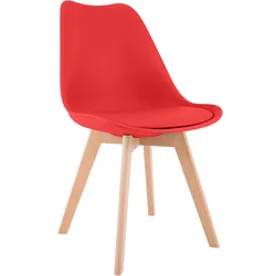 CLP Stuhl Linares   Farbe: rot, Material: Kunststoff