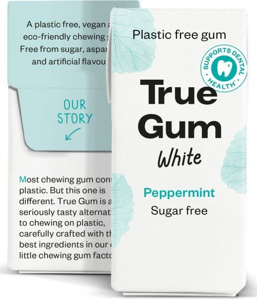 True Gum Tyggegummi Display, 80 Pakker Á 3 Stk.