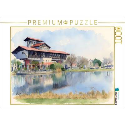 CALVENDO Puzzle Haus der Weinstraße in Bockenheim | 1000 Teile Lege-Größe 64x48cm Foto-Puzzle für glückliche Stunden
