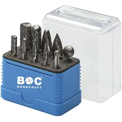 Bohrcraft, Fräser, Frässtift-Satz HM 10-teilig