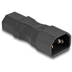Delock 80467 Netz-Adapter Kaltgeräte-Buchse C13 - Stecker C14 Schwarz 0 mm 1 St. Bag