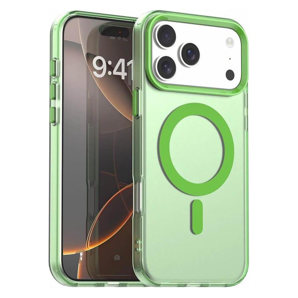 Cover-Discount iPhone 18 Pro Max / iPhone 17 Pro Max - Acryl-Handyhülle mit Magnet und Farbakzent (Apple iPhone 17 Pro Max, Apple iPhone 18 Pro Max) (78058499)