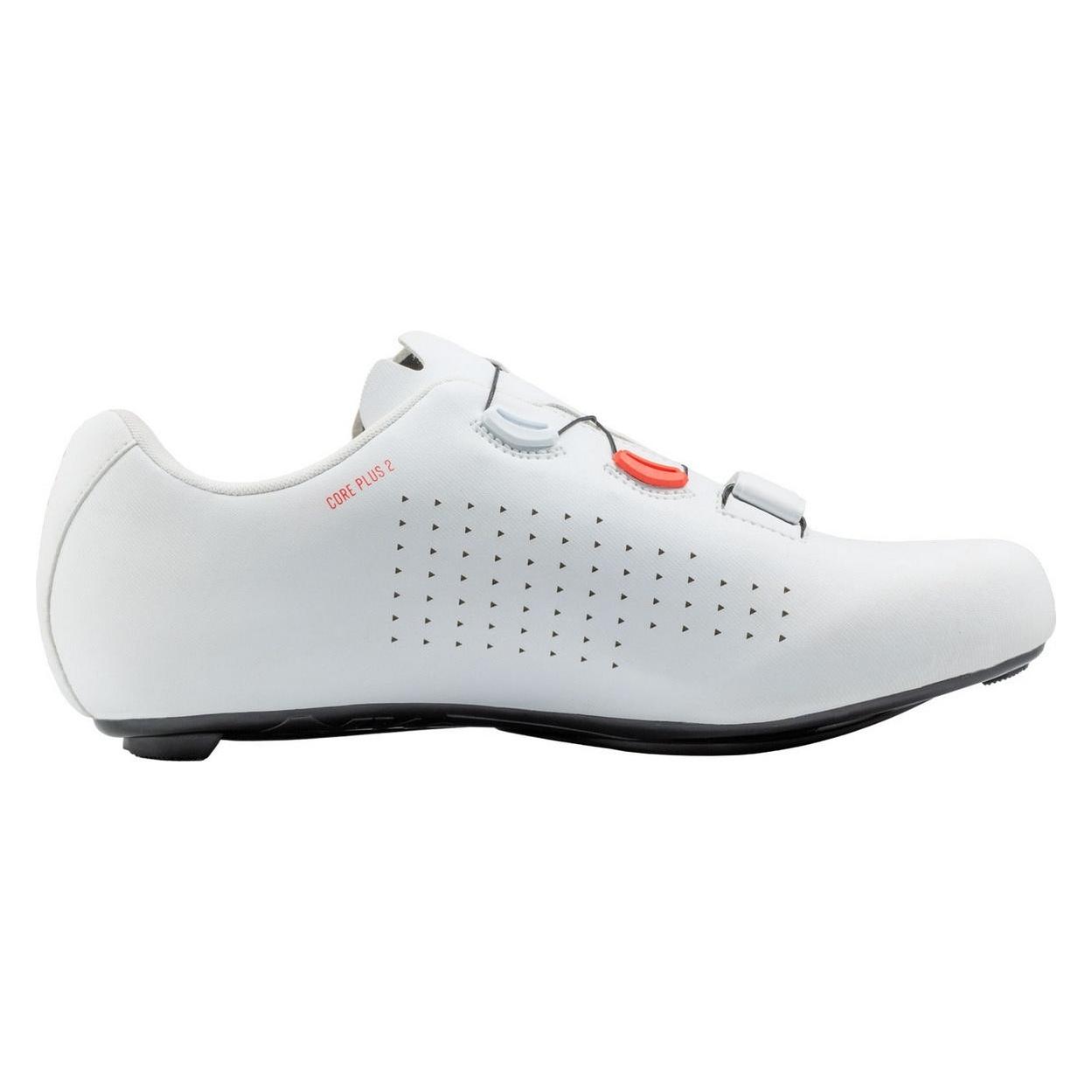Northwave Core Plus 2 Rennrad Schuhe (42) (NWB80211012-white/red fluo)