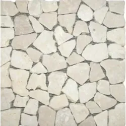 Premium Mosaic Stone Steinmosaik beige 30x30 cm matt STMOSCRW