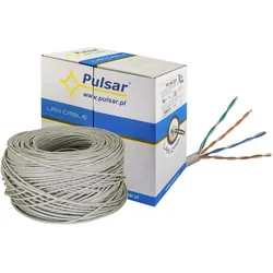 Pulsar PU-NC201 Twisted Pair Kabel U/UTP Kat 5e 24AWG (U/UTP, CAT5e, 24 m), Netzwerkkabel