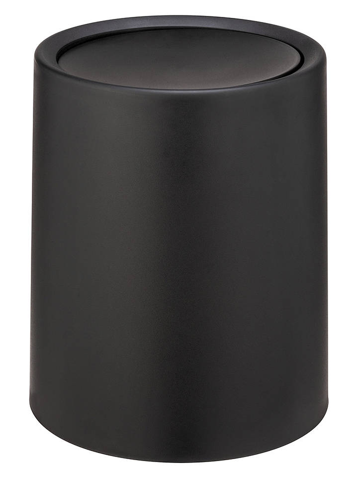 Wenko Schwingdeckeleimer "Atri" in Schwarz - 6 l - onesize