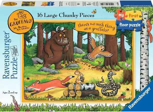Ravensburger - The Gruffalo My First Floor Puzzle - 16 Pieces Puzzle for Kids