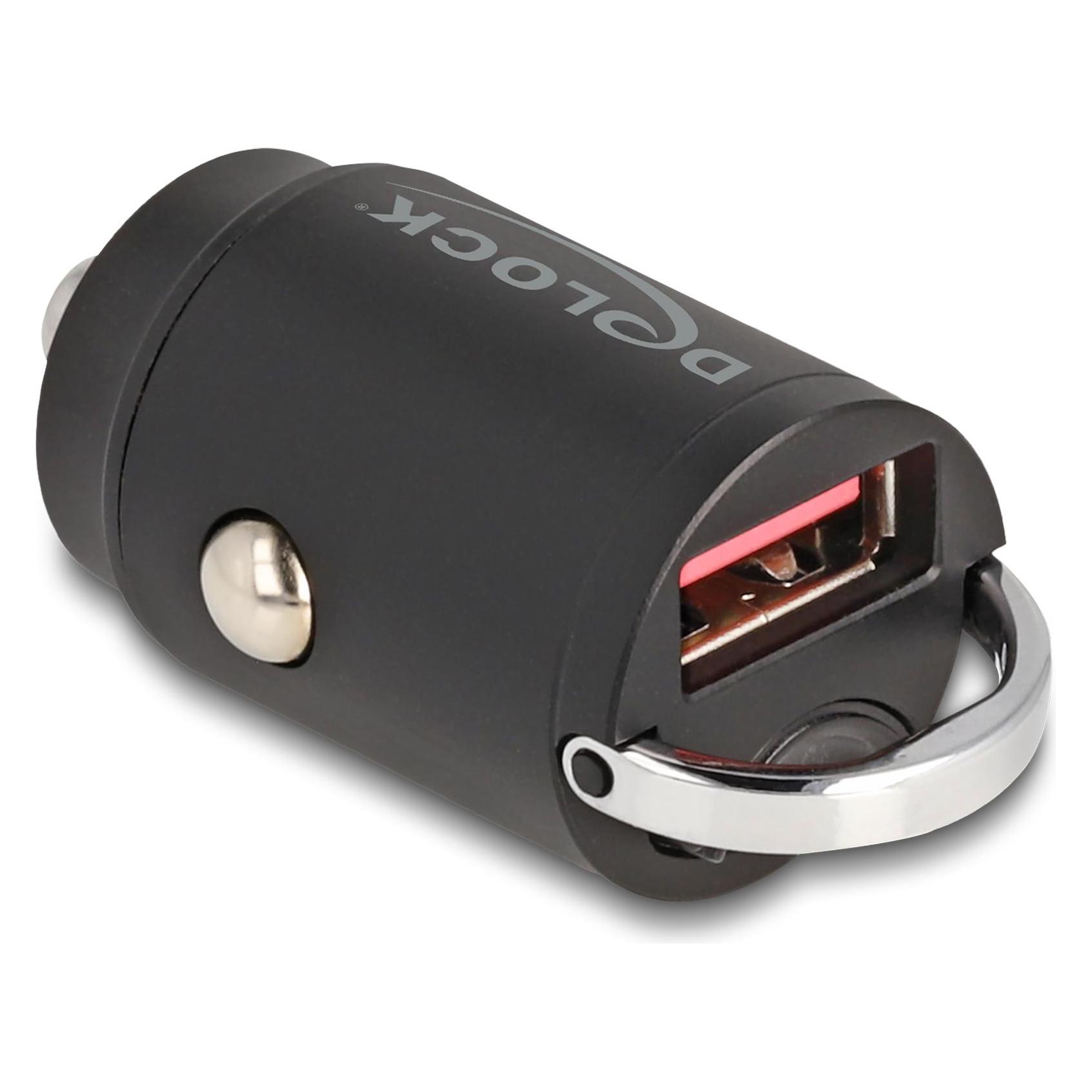 Delock Mini Kfz Ladeadapter USB Typ-A mit 18 W (64277)