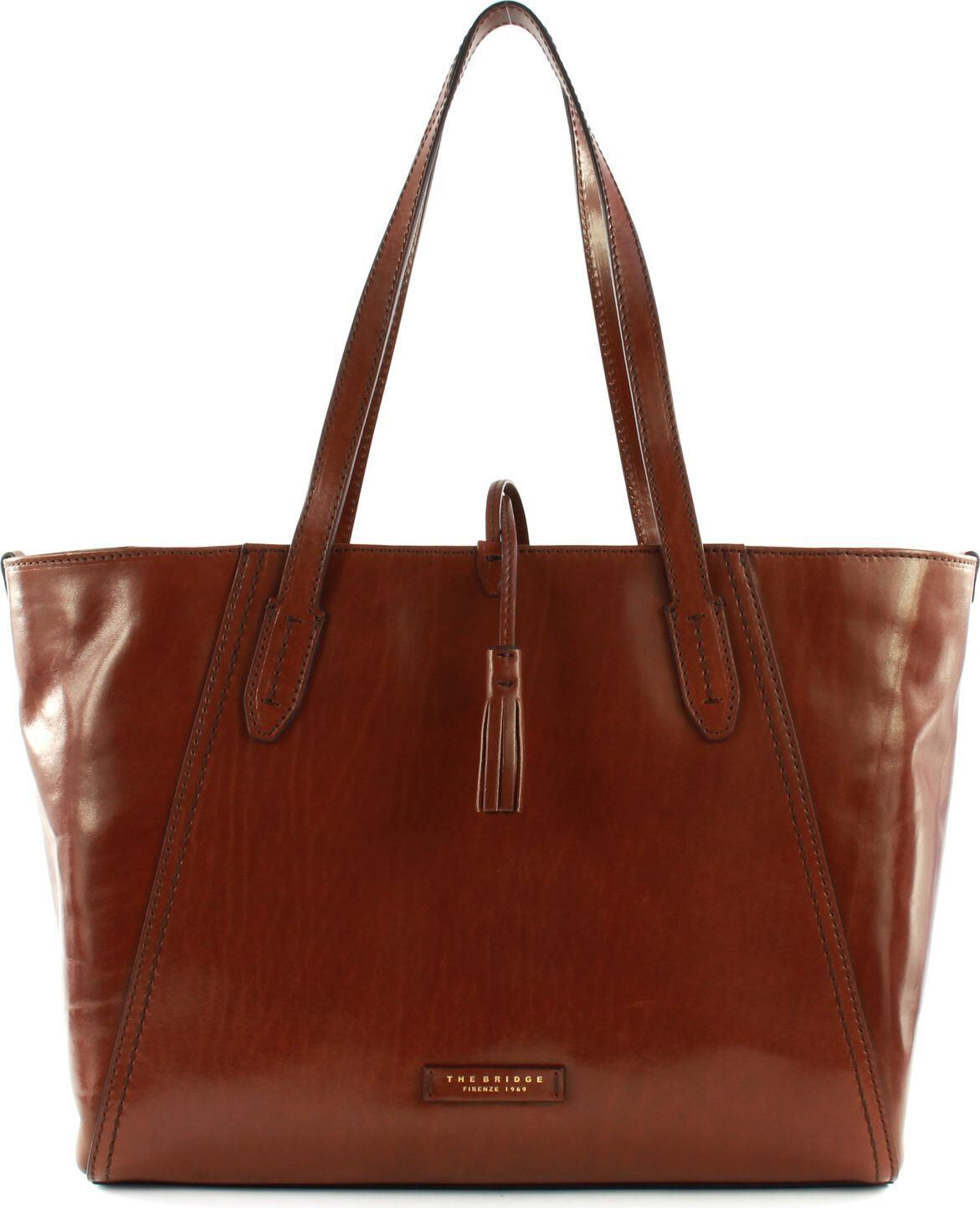 THE BRIDGE Florentin Shopper Marrone