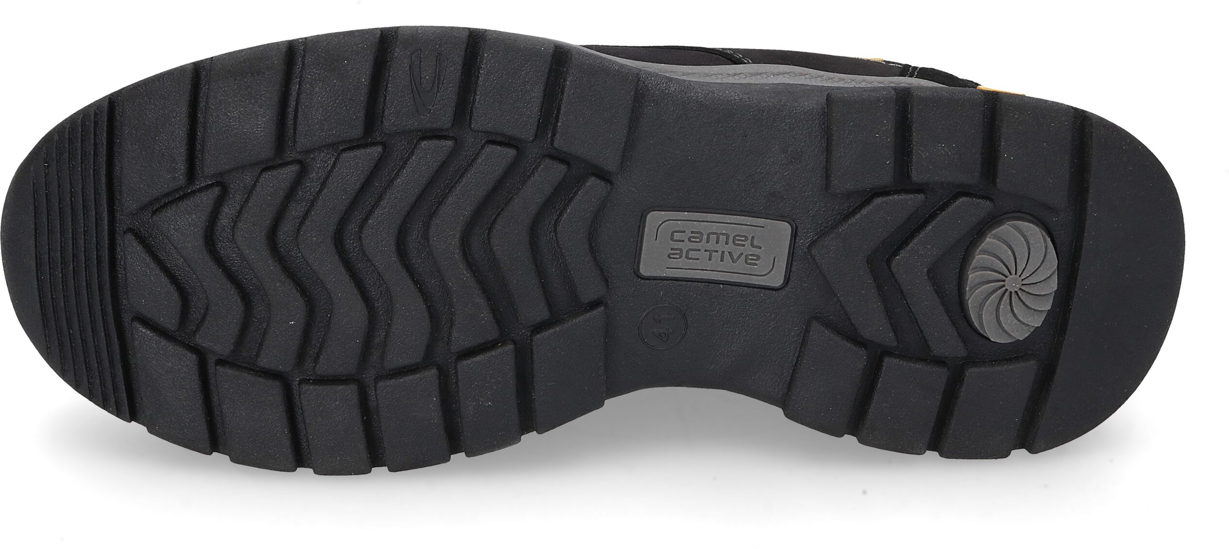 Schnürschuh CAMEL ACTIVE, Herren, Gr. 44, Textil, schwarz, Leder, Basic, Schuhe Schnürschuh, Sneaker, Freizeitschuh mit robuster Trekkingsohle schwarz 44, Textil