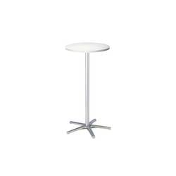 Maul Stehtisch Silber 9323102 Farbe der Tischplatte: Weiß Bodenschoner aus Kunststoff max. Höhe: 1.095 cm