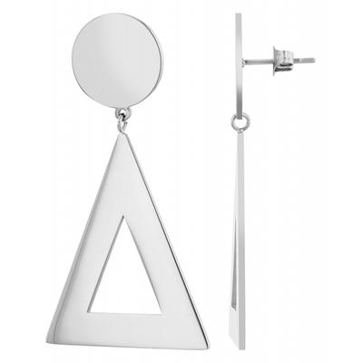 Paar Ohrstecker ADELIA´S "Damen Ohrstecker aus Edelstahl", silber, Ohrringe, Damen, Damen, Edelstahl