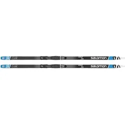 SALOMON Langlauf Ski XC SKI SET AERO GRIP JR PM PLK ACC JR, Größe 121 in Weiß Weiß