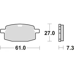 TRW Bremsbelag MCB 590 mit Zulassung