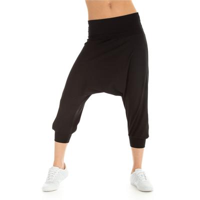 Haremshose WINSHAPE "Haremshose WBE7", Damen, Gr. S, Normalgrößen, schwarz, 90% Baumwolle, 10% Elasthan, Hosen Haremshose, Dance-Style