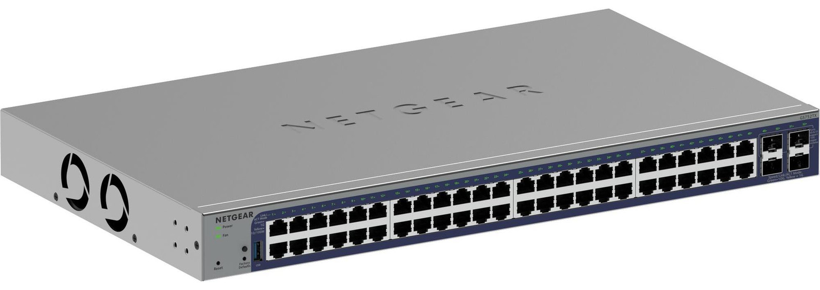 Netgear GS752TXv3 52-poorts Managed Gigabit/10G Switch