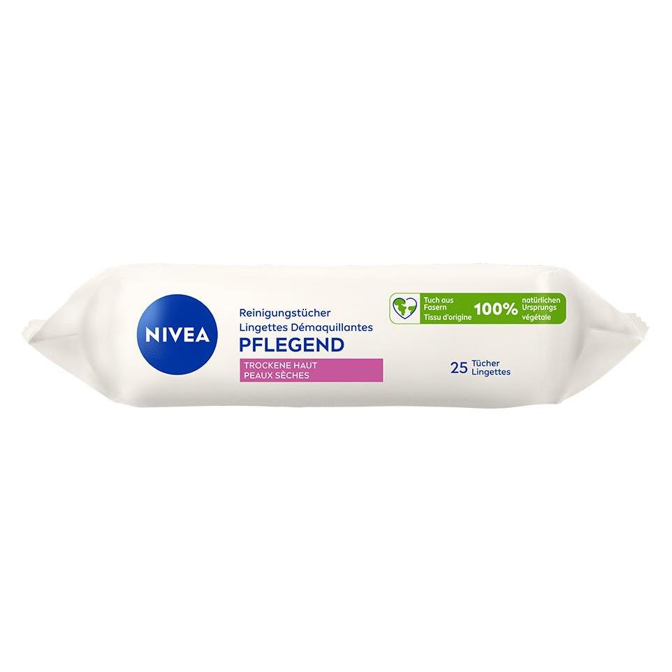 Nivea 3in1 Pflegende Reinigungstücher (Reinigungstücher Gesicht, 141 g) (81906)