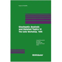 Stochastic Analysis and Related Topics VI, Fachbücher von Jon Gjerde, Laurent Decreusefond, Suleyman Ustunel, Bernt Oksendal